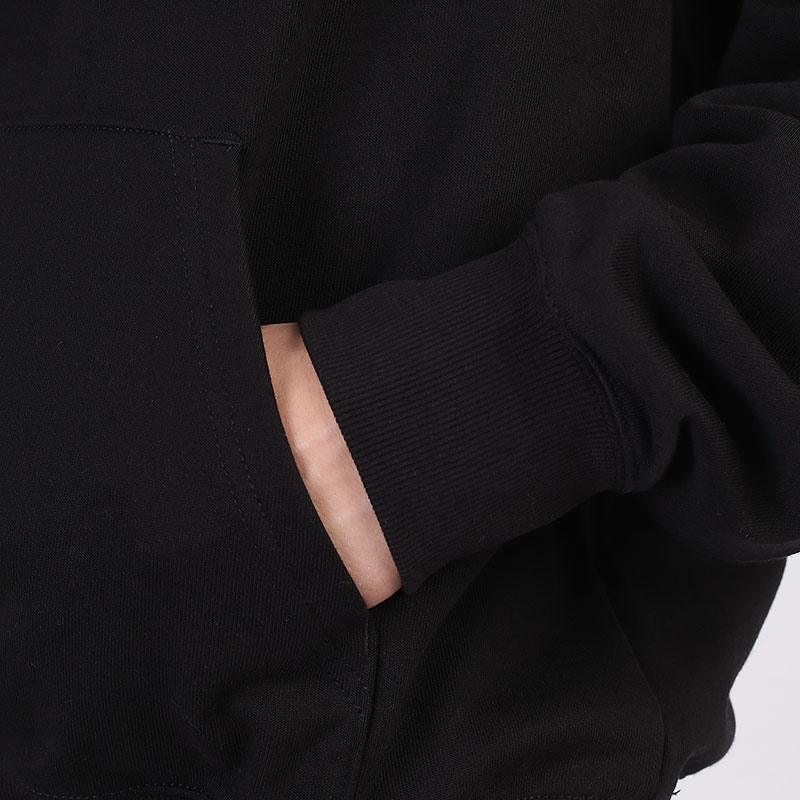 мужская черная толстовка Carhartt WIP Hooded Runner Sweat I029941-black - цена, описание, фото 4